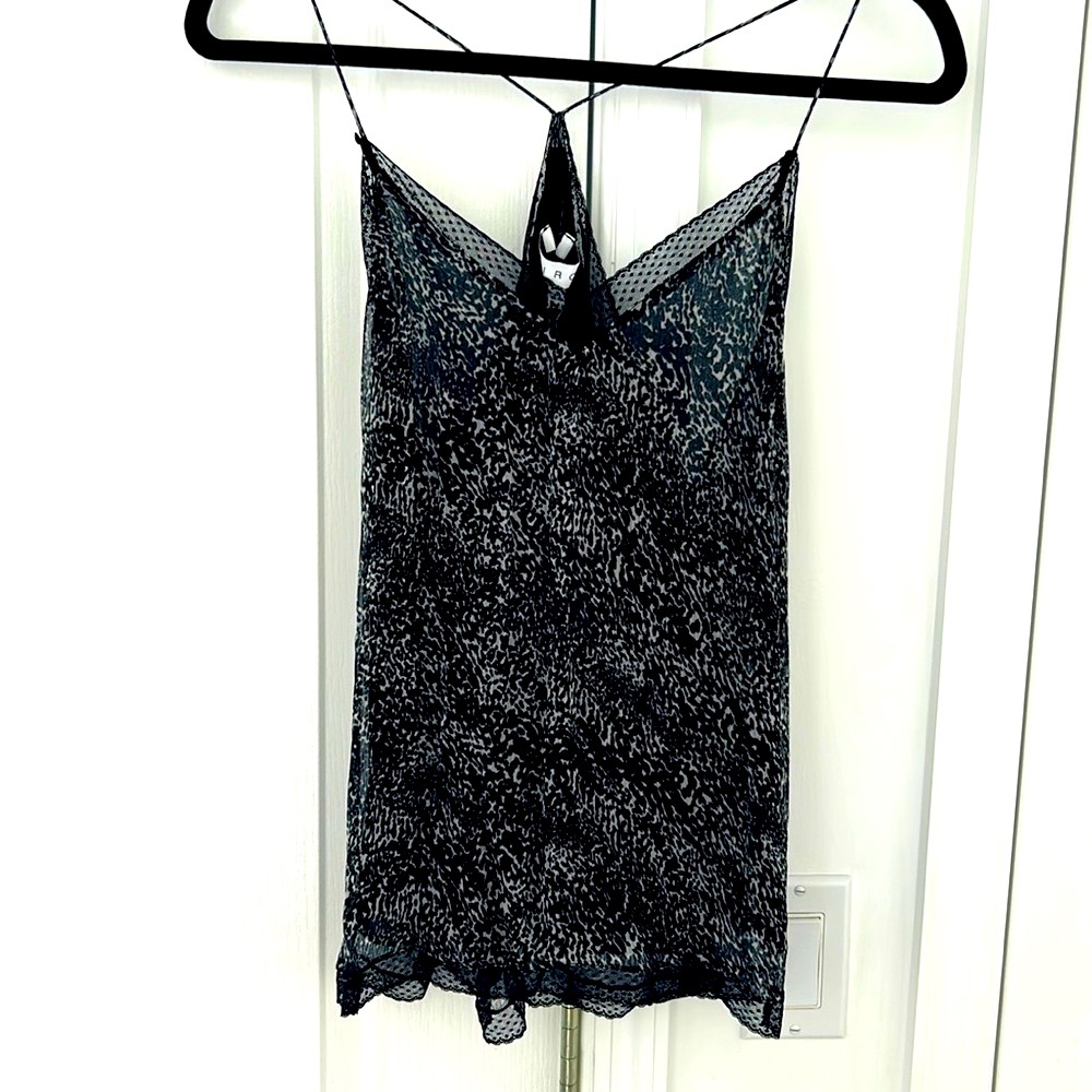 IRO Reptile Print Camisole Tank Top